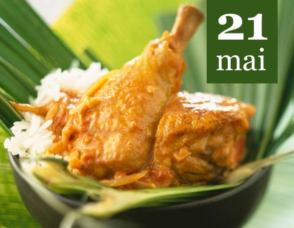 Matinée poulet antillais le 21 mai